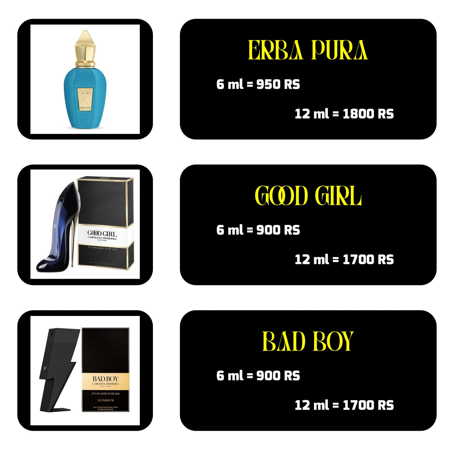 ERBA PURA, GOOD GIRL AND BAD BOY