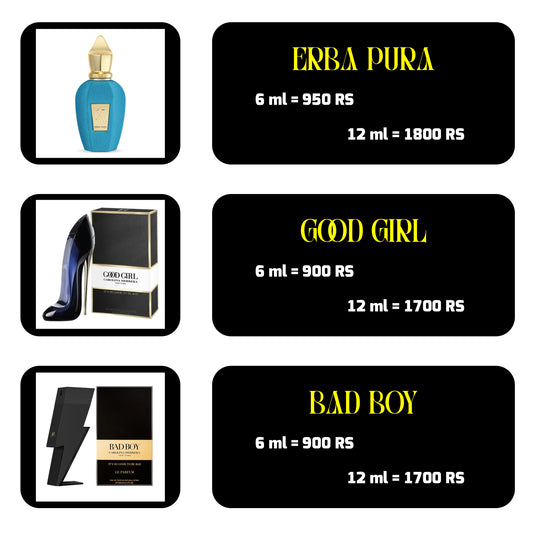 ERBA PURA, GOOD GIRL AND BAD BOY